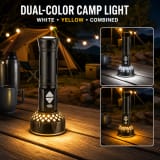 Rechargeable White Laser Magnetic Battery Display LED Flashlight 3580 1200LM For Camping Outdoor Emergency 1x - Image 5