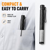 Rechargeable UV Type C Waterproof LED Flashlight DT006 For Camping Outdoor Emergency Pocket Clip Aluminum - Image 4