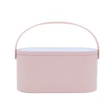 Portable Led Desk Storage Cosmetic Mirror Organizer Box With Light - Image 13