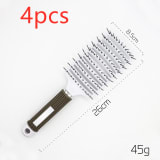 Hairbrush Anti Klit Brushy Haarborstel Women Detangler Hair Brush Bristle Nylon Scalp Massage  Teaser Hair Brush Comb - Image 82