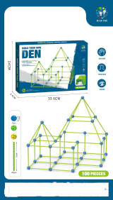 Fort Building Kit Construction Blocks Set Kids Toy Tents Fortress Builder Castles Tunnels Diy 3d Play House For Children Gift - Image 11