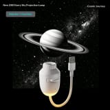 USB Star Projector Night Light With Interchangeable Film Discs Moon Galaxy Saturn Patterns For Kids Bedroom Decor - Image 4