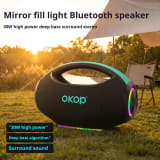KP-861 Best-selling Wireless Bluetooth Speaker Portable Handle RGB Lighting Long Battery Life High Sound Quality Factory Direct In Stock - Image 4
