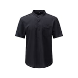 Jiana Cross-Border Summer Short-Sleeved Men's Shirt With Henry Collar, Casual Vacation Fashion Versatile Shirt, Men's Stand-Up Collar T-Shirt - Image 7