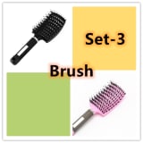 Hairbrush Anti Klit Brushy Haarborstel Women Detangler Hair Brush Bristle Nylon Scalp Massage  Teaser Hair Brush Comb - Image 71