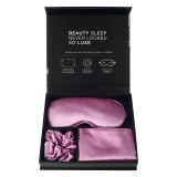 Luxury Satin Sleep Mask, Scrunchie & Pillowcase Set  Comes In A Gift Box, Ideal For Travel, Bedtime & Skincare - Image 10