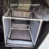 Pet Front And Rear Car MatDog Travel Essential Pet Mat Dog Bed Rear Seat Cushion - Image 3