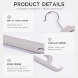Multipurpose Pants Hanger Is A Space Saving Closet Organizer That Features An Open Ended Design To Help You Store Trousers Jeans And Scarves Effectively In Your Limited Wardrobe Space - Image 10