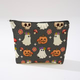 Halloween Decor Cosmetic Bag  Large Capacity Travel Toiletry Bag  Portable Storage Pouch For Skincare - Image 61