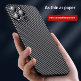 Carbon Fiber Patterned Drop-proof Phone Case - Image 2