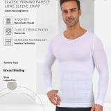 Mens Tummy-Control Shapewear Body-Shaping Sports Compression Shirt - Image 4