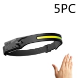 COB LED Induction Riding Headlamp Flashlight USB Rechargeable Waterproof Camping Headlight With All Perspectives Hunting Light - Image 22