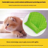 Silicone Pet Grooming Glove - Gentle Massage Brush for Cats and Dogs Bathing Deshedding Cleaning Hair Removal Tool - Image 3