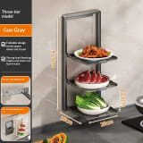 Punch-free Foldable Kitchen Prep Rack - Image 7