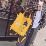 Harajuku Canvas Bags Students Handbag With Pockets Preppy Buckpack Shoulder Bag For Women Shoolbags - Image 3