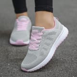 Women Casual Shoes Fashion Breathable Walking Mesh Flat Shoes Woman White Sneakers Women Tenis Feminino Female Shoes - Image 4