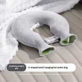 Water-filled Hot Water Bag U-shaped Cervical Neck Warmer - Image 5