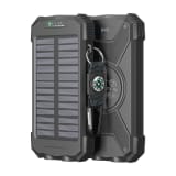 Solar-Powered Wireless Power Bank, 10,000 MAh, IP66 Waterproof Charger, Portable Outdoor Emergency Mobile Power Source - Image 4