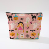 Halloween Decor Cosmetic Bag  Large Capacity Travel Toiletry Bag  Portable Storage Pouch For Skincare - Image 37
