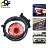 Car Motorcycle 3-inch LED Demon's Eye 12V 15W Modified Lens Devil Eye Eye Lamp image 2