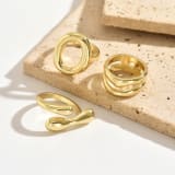 Irregular Wave Hollow-Out Ring For Women - Image 2