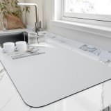 Diatomaceous Earth Kitchen Counter Drying Mat - Absorbent Heat Resistant Coaster for Coffee Bar Sink Area Easy Clean Stain Resistant Table Pad - Image 11