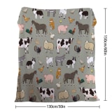 Various Animals Blanket Soft Pig Horse Durable Comfortable Blanket Women A Dult Birthday Gift Home Decoration Sofa Couch Office Bed Camping Travel, 150x200cm Temu Can Only Be Self-picked Up - Image 5