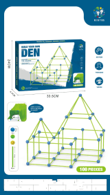 Fort Building Kit Construction Blocks Set Kids Toy Tents Fortress Builder Castles Tunnels Diy 3d Play House For Children Gift - Image 12