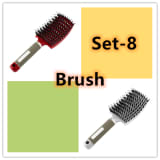 Hairbrush Anti Klit Brushy Haarborstel Women Detangler Hair Brush Bristle Nylon Scalp Massage  Teaser Hair Brush Comb - Image 76