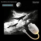 USB Star Projector Night Light With Interchangeable Film Discs Moon Galaxy Saturn Patterns For Kids Bedroom Decor - Image 11