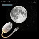 USB Star Projector Night Light With Interchangeable Film Discs Moon Galaxy Saturn Patterns For Kids Bedroom Decor - Image 13