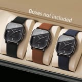 Multicolor Silicone Retro Square-dial Womens Watch - Image 5