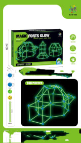Fort Building Kit Construction Blocks Set Kids Toy Tents Fortress Builder Castles Tunnels Diy 3d Play House For Children Gift - Image 14