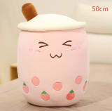Cute Fruit Drink Plush Stuffed Soft Strawberry Milk Tea Plush Boba Tea Cup Toy Bubble Tea Pillow Cushion Kids Gift - Image 32