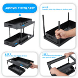 Dual Sliding Under-Sink Organizer 7