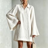 Autumn New Arrival Elegant Slimming Dress With A Lapel Collar For Women - Image 6