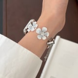 Versatile Pebble-flower Chain Metal Watch Strap - Image 3