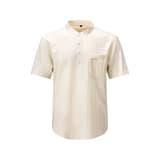 Jiana Cross-Border Summer Short-Sleeved Men's Shirt With Henry Collar, Casual Vacation Fashion Versatile Shirt, Men's Stand-Up Collar T-Shirt - Image 10