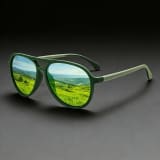 The New Pilot Sunglasses Are Available For Both Men And Women. They Feature UV400 Anti-UV Polarized Mirror Lenses, Ultra-light TR90 Frames, And Are Retro And Fashionable, Ideal For Driving And Fishing - Image 2