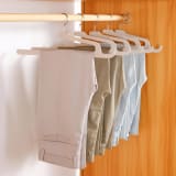 Multipurpose Pants Hanger Is A Space Saving Closet Organizer That Features An Open Ended Design To Help You Store Trousers Jeans And Scarves Effectively In Your Limited Wardrobe Space - Image 5