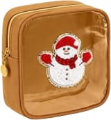 Christmas Embroidered Letter Makeup Bag Large Capacity - Image 13