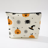 Halloween Decor Cosmetic Bag  Large Capacity Travel Toiletry Bag  Portable Storage Pouch For Skincare - Image 18