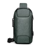 Waterproof USB Anti-theft Bag Men Oxford Crossbody Shoulder Bag Sling Multifunction Short Travel Messenger Chest Pack - Image 9