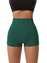 Women 3-Piece Seamless Biker Shorts Set, High Waisted Butt Lift Compression Shorts, Soft Stretchy Workout Shorts For Gym Yoga Running Activewear - Image 13