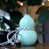 Gourd Shape Insulated Tumbler With Straw 520ml Travel T Hermos Lightgreen - Image 11