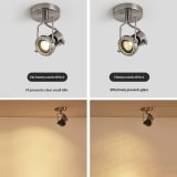 LED Spotlight GU10 Surface-mounted Spotlight Full-spectrum High-CRI Honeycomb Anti-glare Wall Washer Light - Image 4