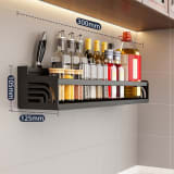Double-layer Kitchen Storage Rack Punch-free And Multi-functional - Image 8