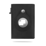 Rfid Card Holder Men Wallets Money Bag Male Black Short Purse Small Leather Slim Wallets Mini Wallets For Airtag Air Tag - Image 30