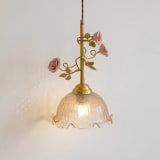 Rose-flower Ambiance Bedside Pendant Lamp - Image 1