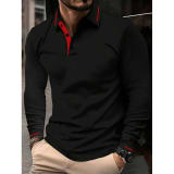 Lapel Sports Polo Shirt European And American Men - Image 2
